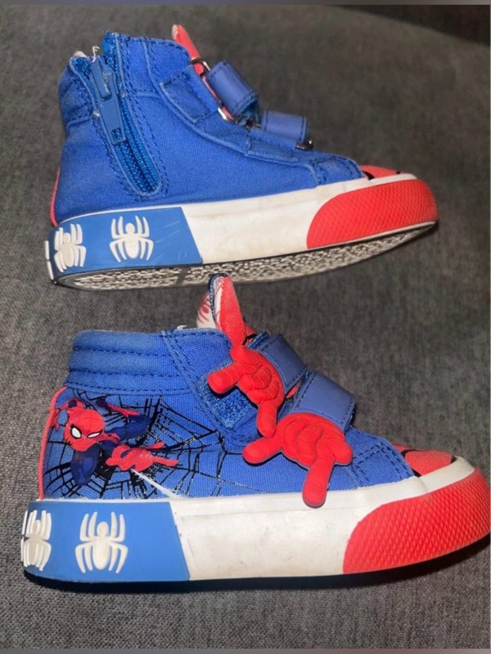 Marvel Spider-Man Red & Blue Kids Velcro Sneakers